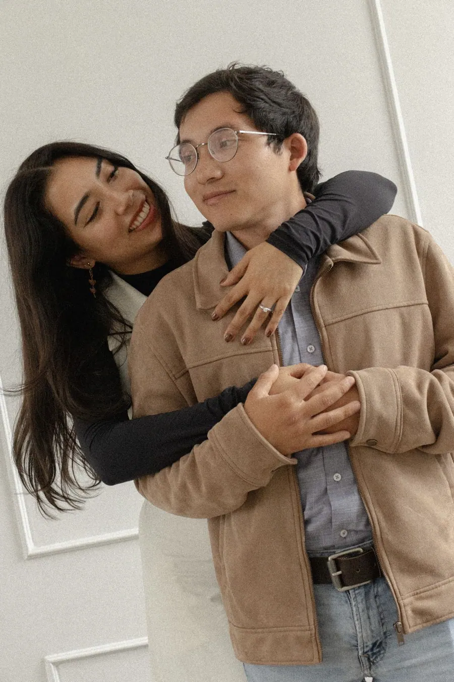 Diana y Kevin celebrando su historia